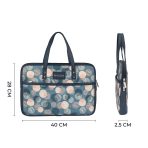 Daisy Laptop Sleeve Bag Navy Blue